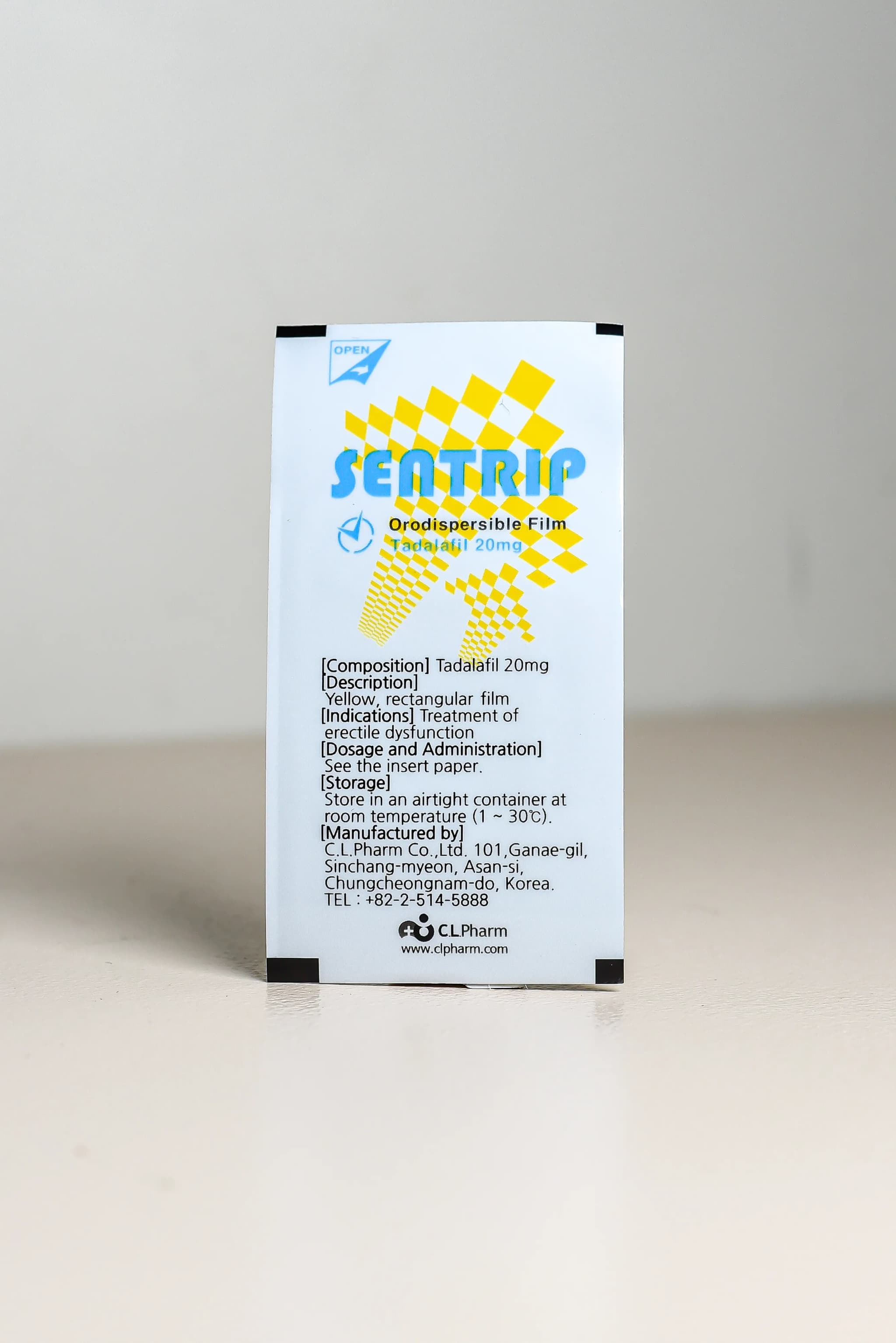 Sentrip Oral Strips - Tadalafil 20mg